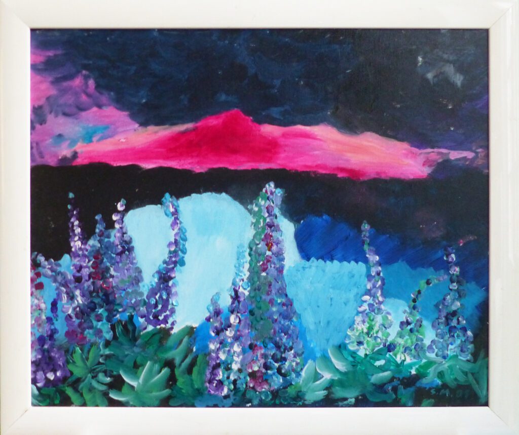 Sylter Abend, 56 x 67 cm, gerahmt